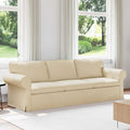 vidaXL Sofa Kremowy 245 x 82 x 80 cm tkanina
