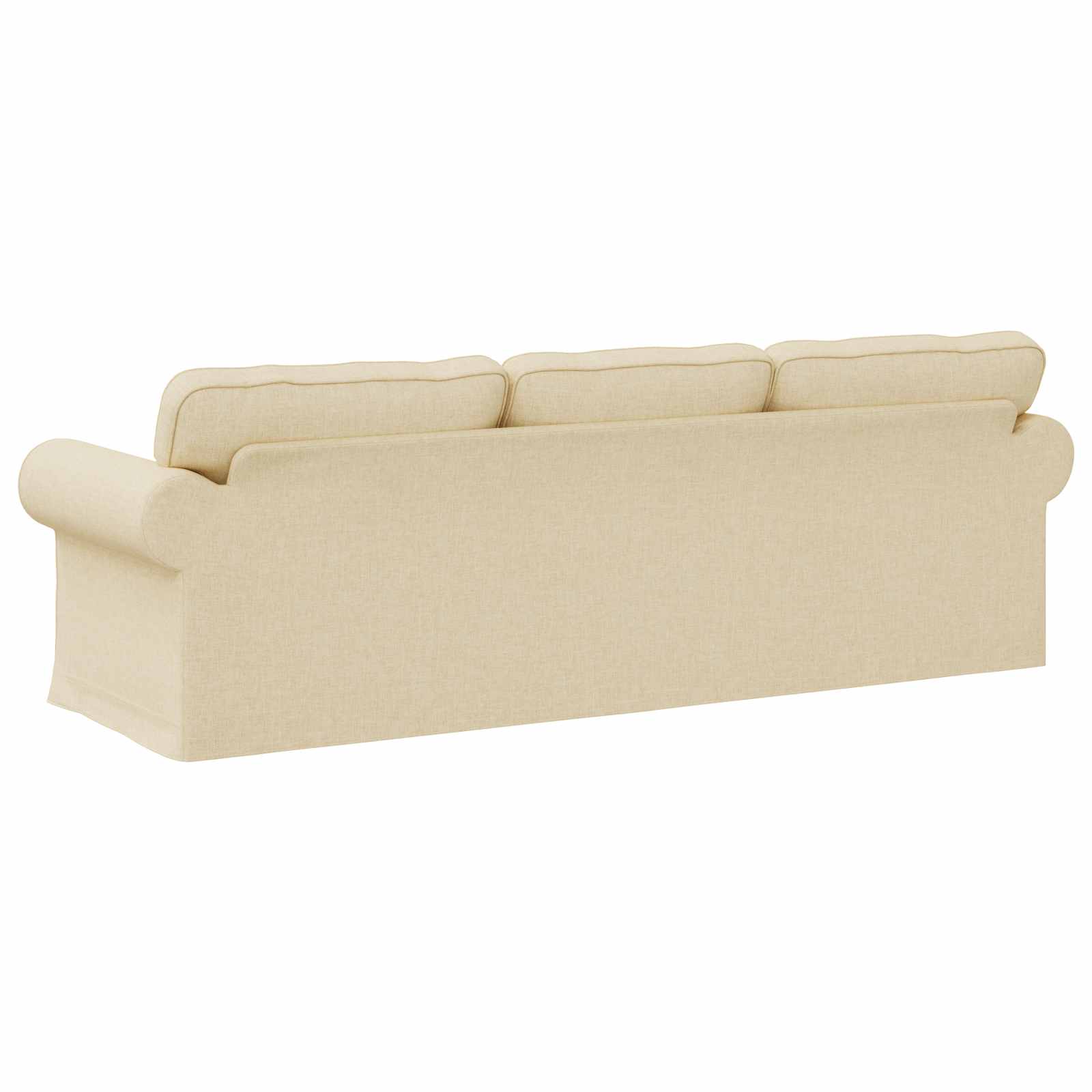vidaXL Sofa Kremowy 245 x 82 x 80 cm tkanina