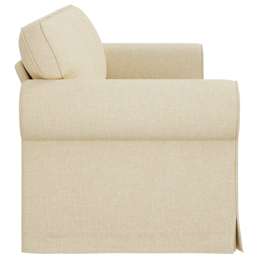vidaXL Sofa Kremowy 245 x 82 x 80 cm tkanina