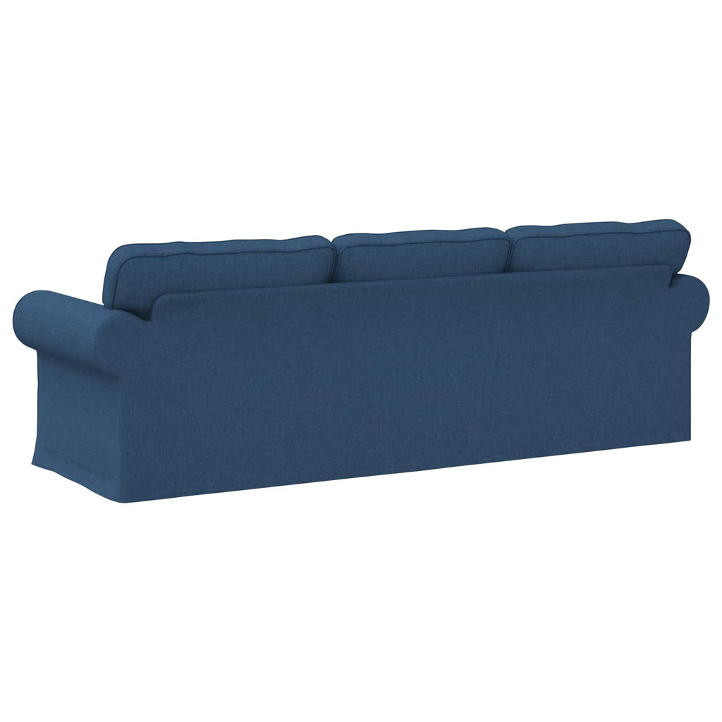 vidaXL Sofa Niebieski 245 x 82 x 80 cm tkanina