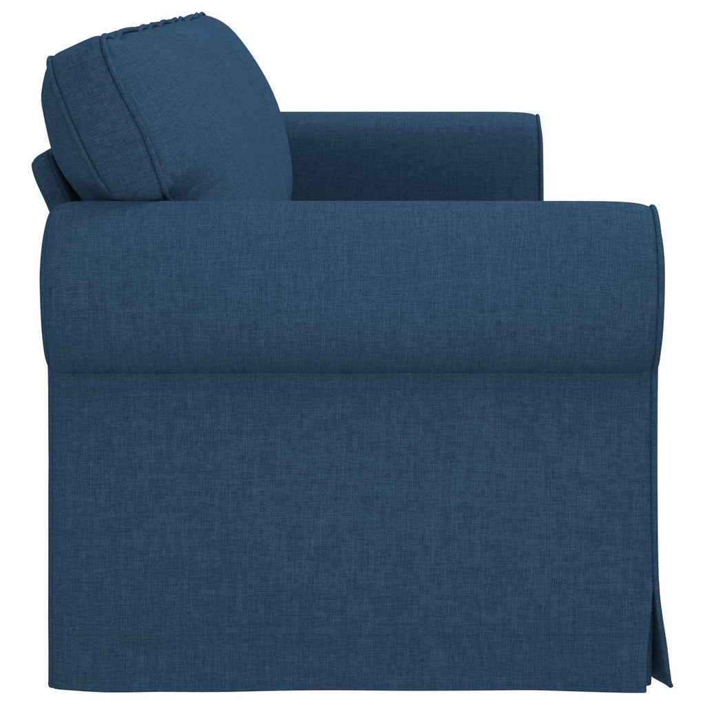 vidaXL Sofa Niebieski 245 x 82 x 80 cm tkanina