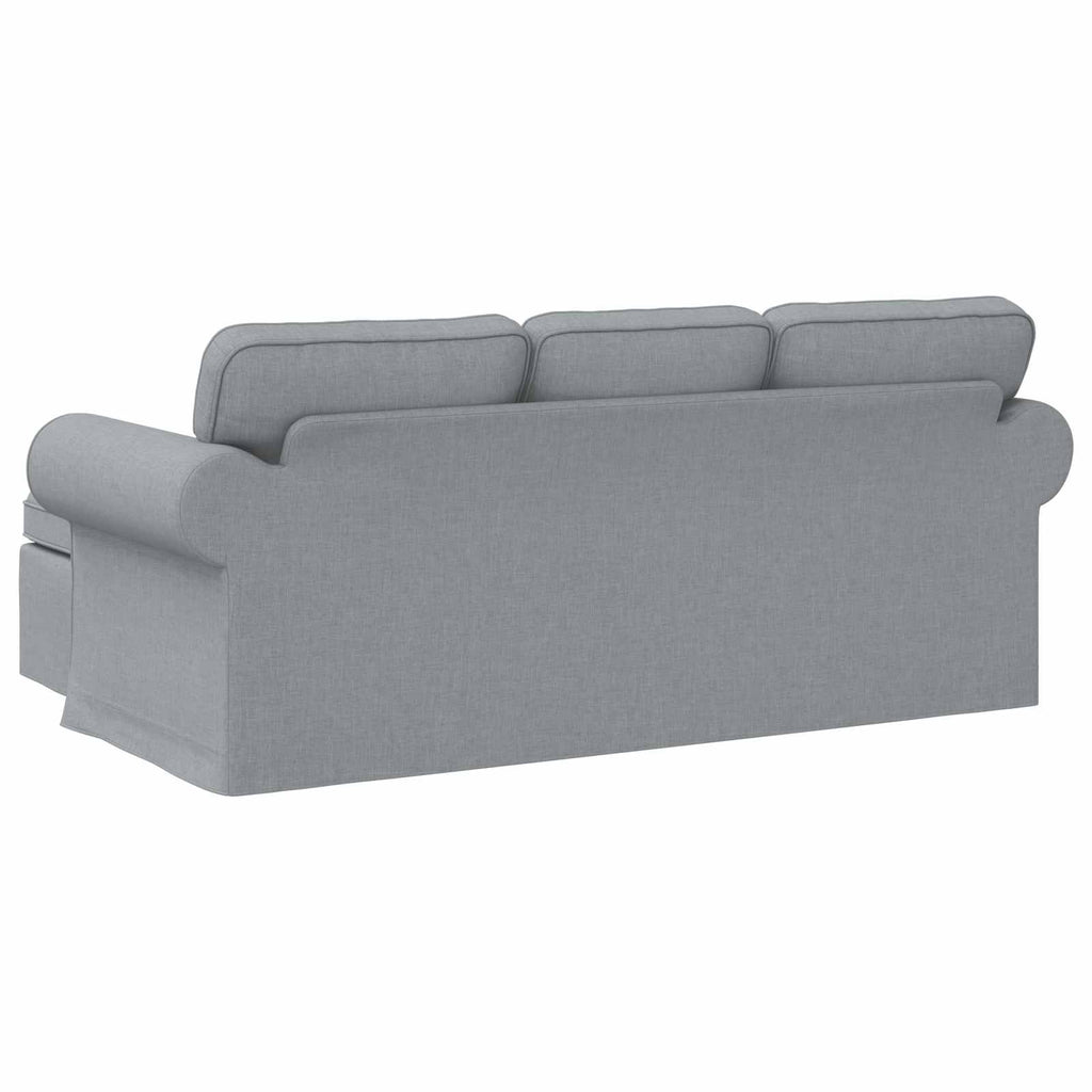 vidaXL Sofa Jasnoszary 195 x 138 x 80 cm tkanina
