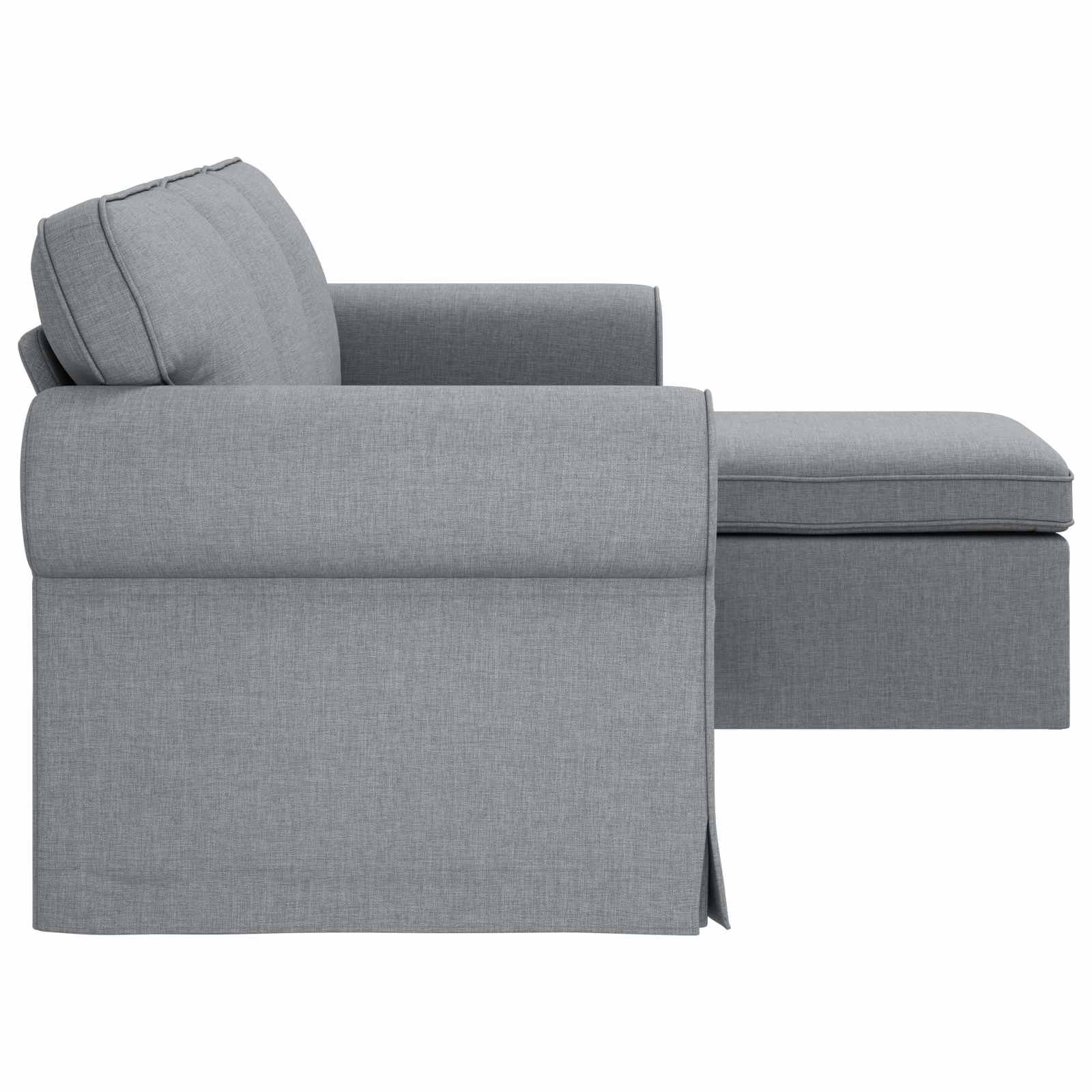vidaXL Sofa Jasnoszary 195 x 138 x 80 cm tkanina