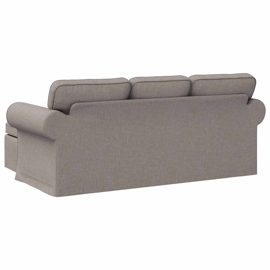 vidaXL Sofa Ciemnoszary 195 x 138 x 80 cm tkanina