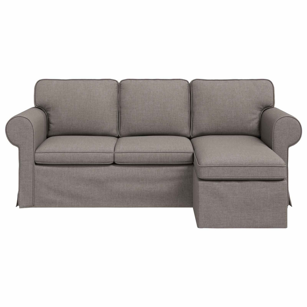 vidaXL Sofa Ciemnoszary 195 x 138 x 80 cm tkanina