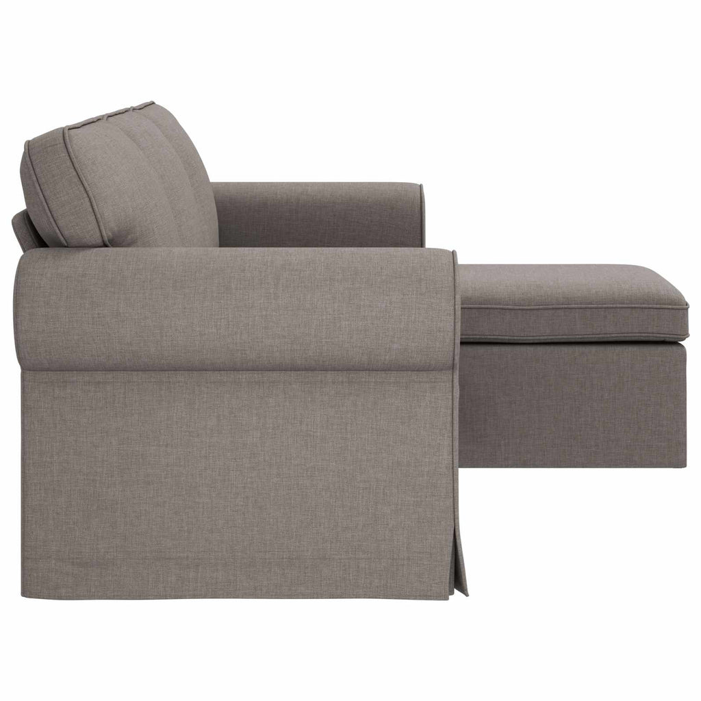 vidaXL Sofa Ciemnoszary 195 x 138 x 80 cm tkanina