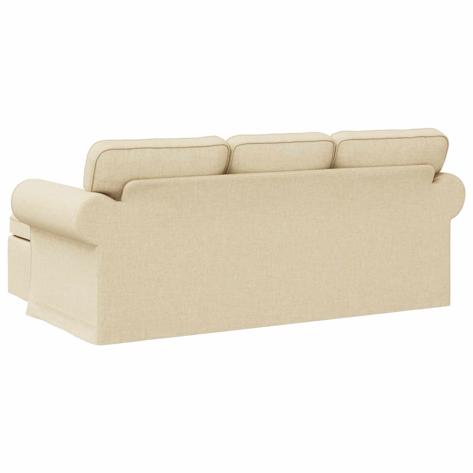 vidaXL Sofa Kremowy 195 x 138 x 80 cm tkanina