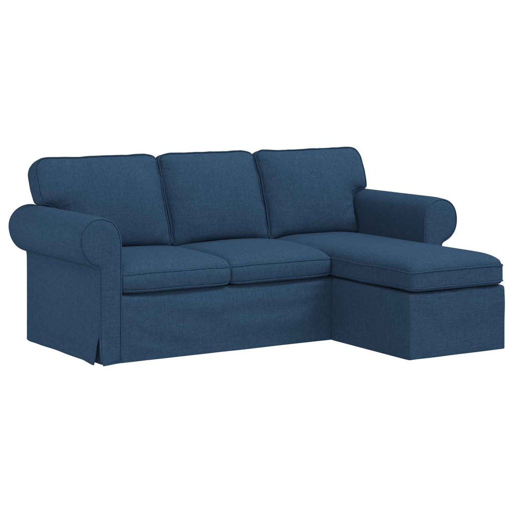 vidaXL Sofa Niebieski 195 x 138 x 80 cm tkanina
