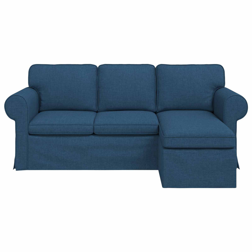 vidaXL Sofa Niebieski 195 x 138 x 80 cm tkanina