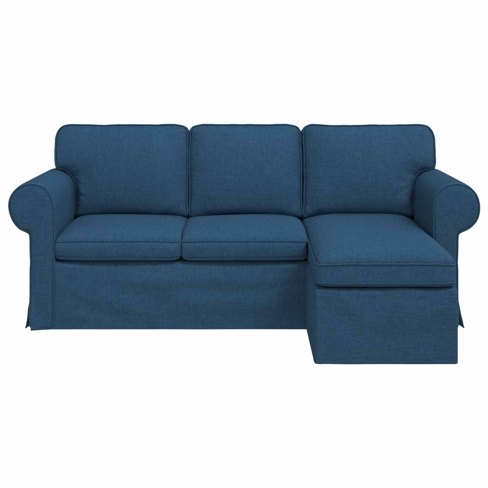vidaXL Sofa Niebieski 195 x 138 x 80 cm tkanina