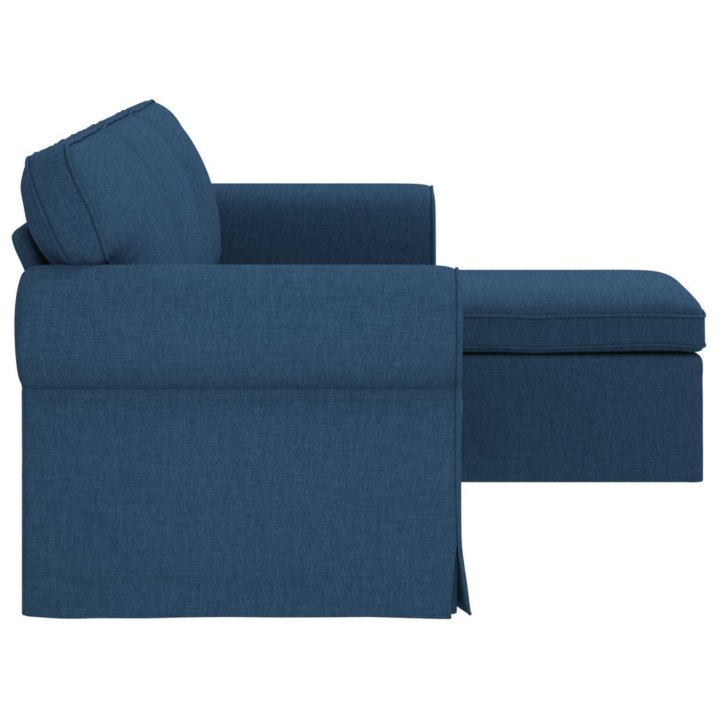 vidaXL Sofa Niebieski 195 x 138 x 80 cm tkanina