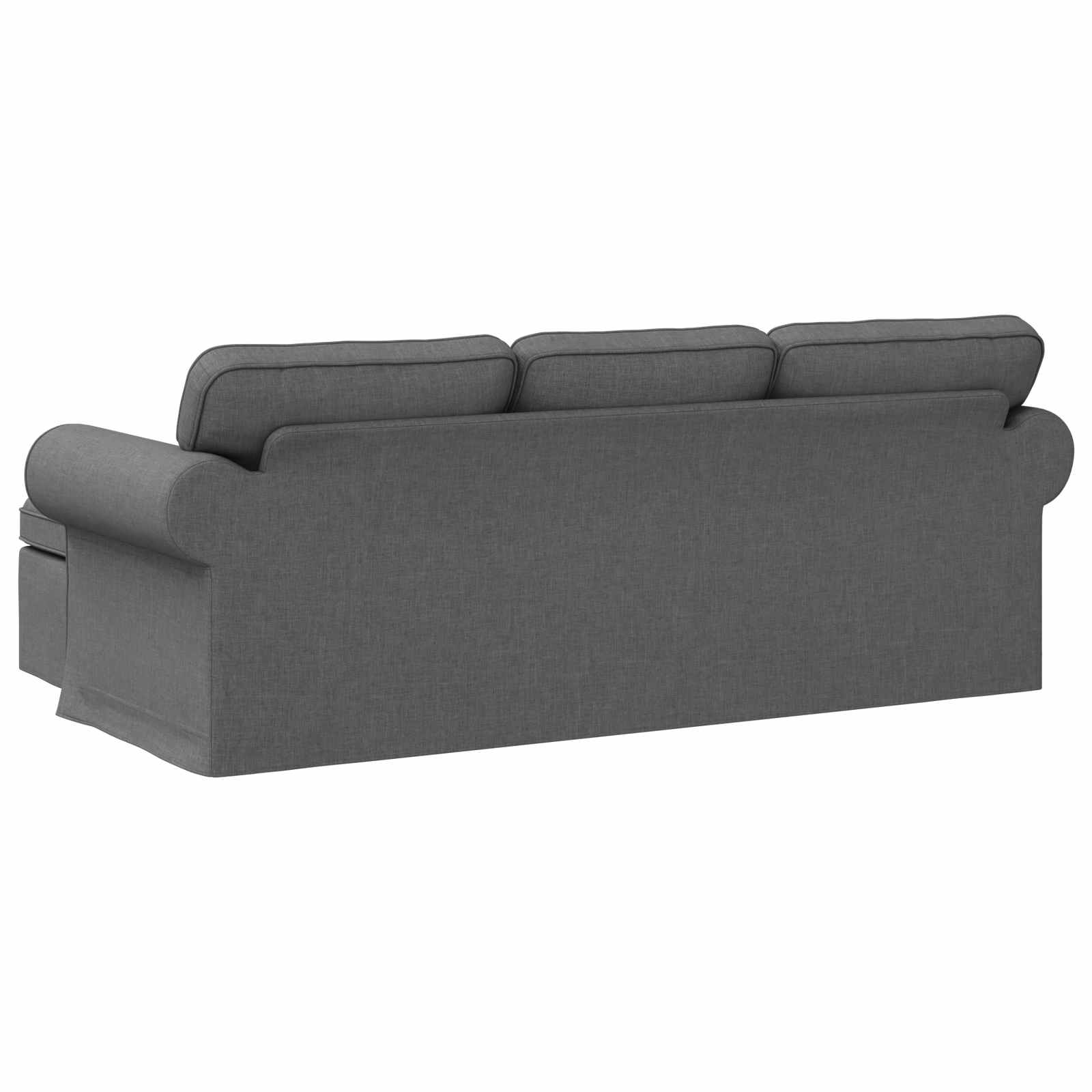 vidaXL Sofa Ciemnoszary 215 x 138 x 80 cm tkanina