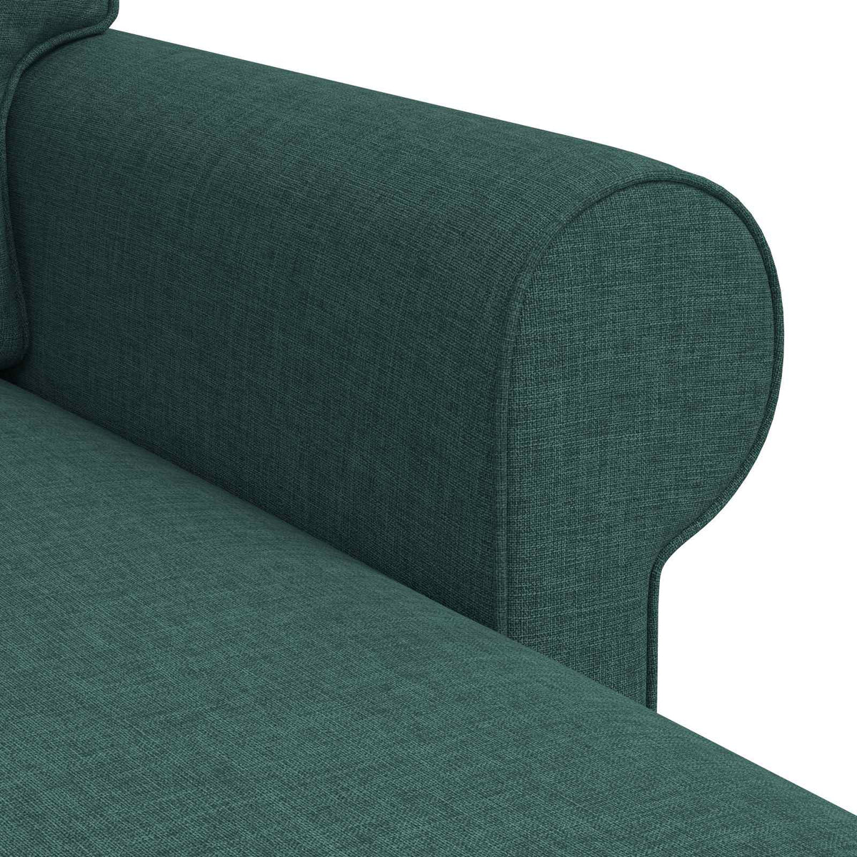 vidaXL Sofa Ciemna zieleń 215 x 138 x 80 cm tkanina