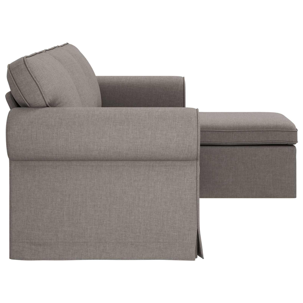 vidaXL Sofa Ciemnoszary 215 x 138 x 80 cm tkanina