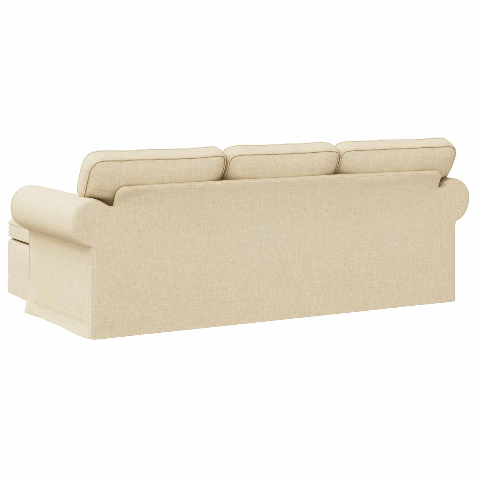 vidaXL Sofa Kremowy 215 x 138 x 80 cm tkanina