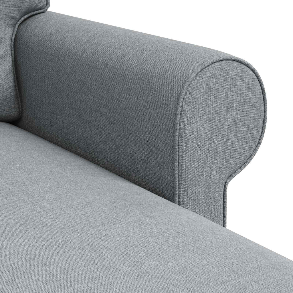 vidaXL Sofa Jasnoszary 245 x 138 x 80 cm tkanina