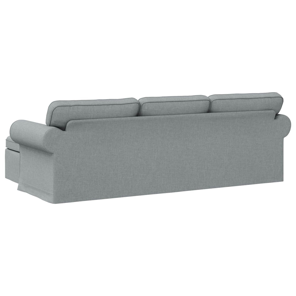 vidaXL Sofa Jasnoszary 245 x 138 x 80 cm tkanina