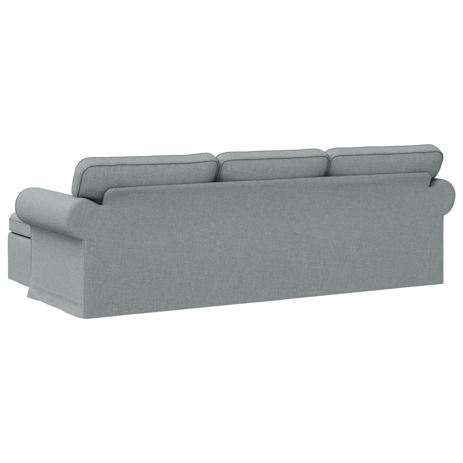 vidaXL Sofa Jasnoszary 245 x 138 x 80 cm tkanina