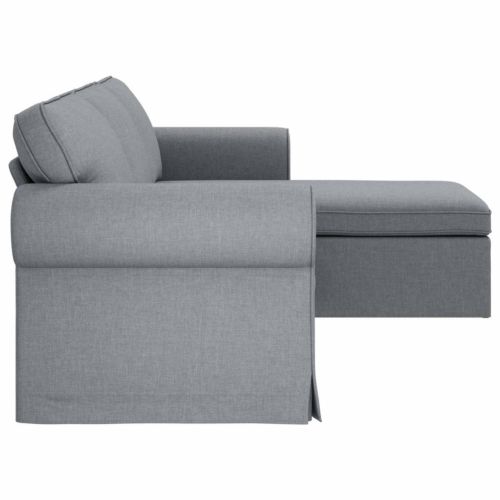 vidaXL Sofa Jasnoszary 245 x 138 x 80 cm tkanina