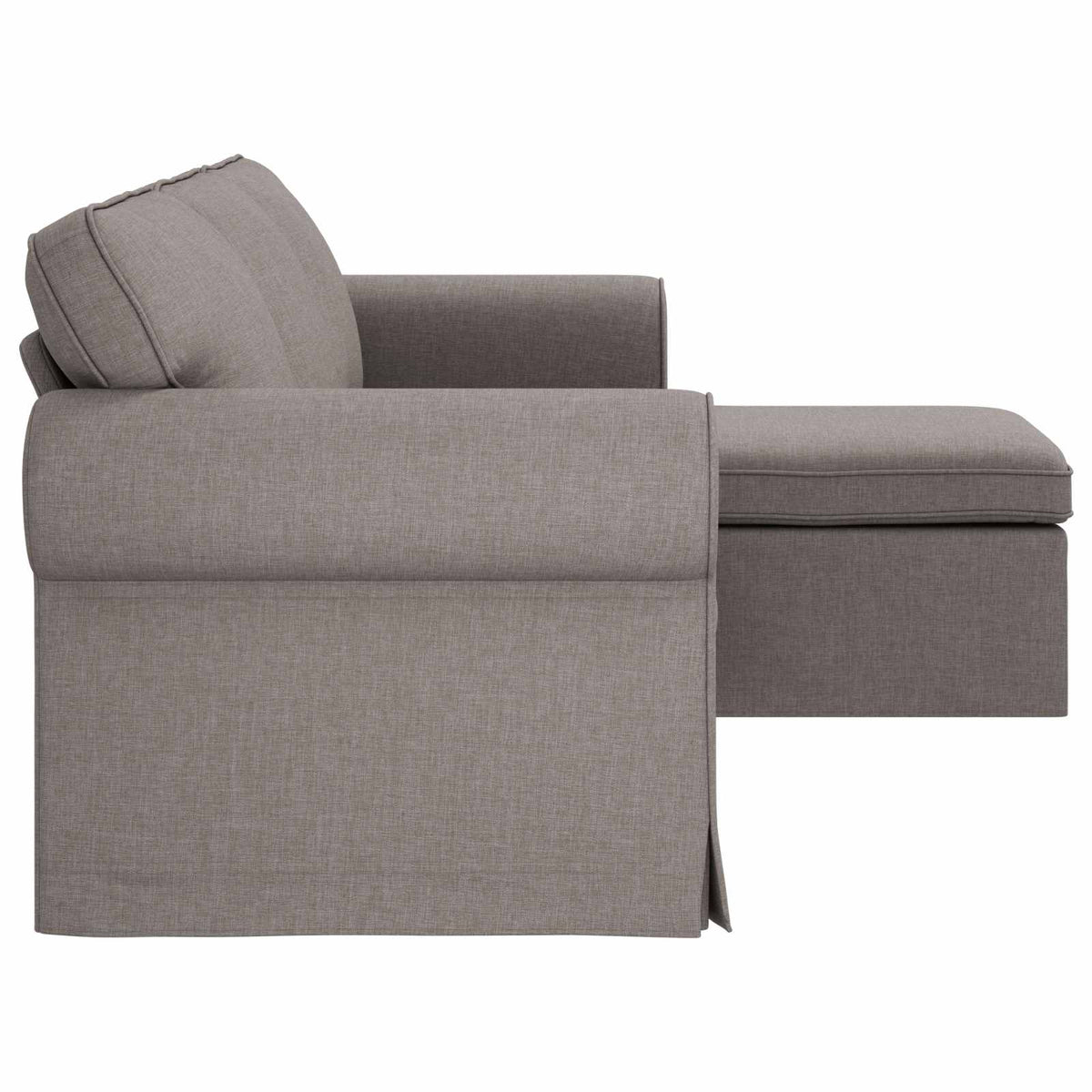 vidaXL Sofa Ciemnoszary 245 x 138 x 80 cm tkanina