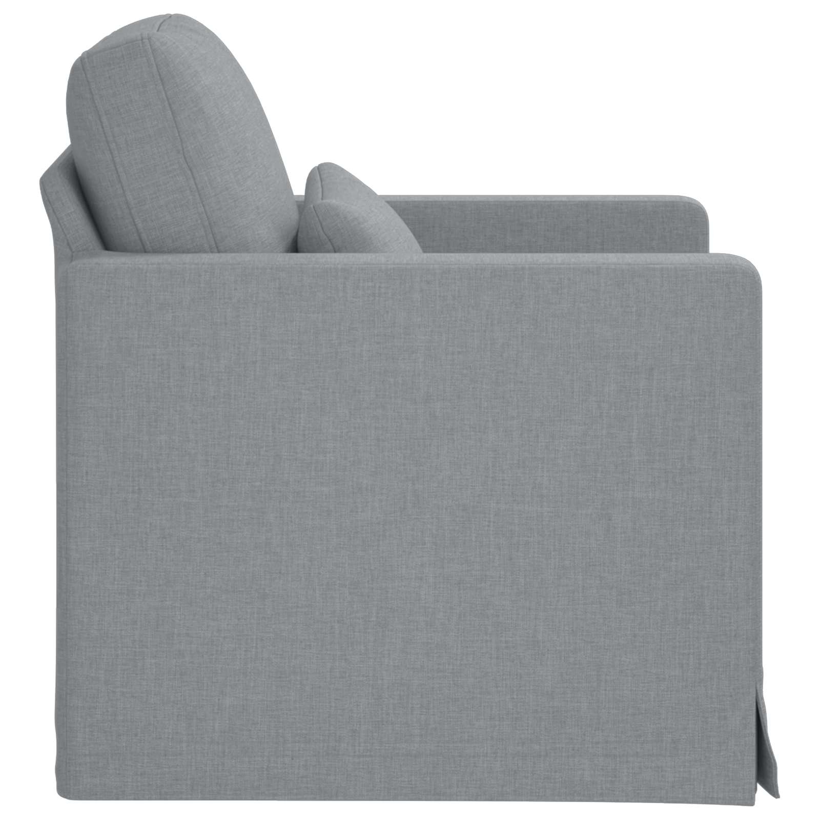 vidaXL Sofa Jasnoszary 78 x 78 x 80 cm tkanina