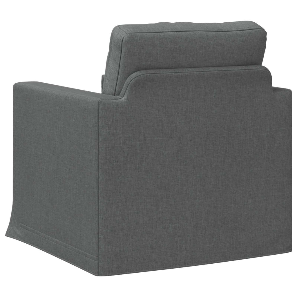 vidaXL Sofa Ciemnoszary 78 x 78 x 80 cm tkanina
