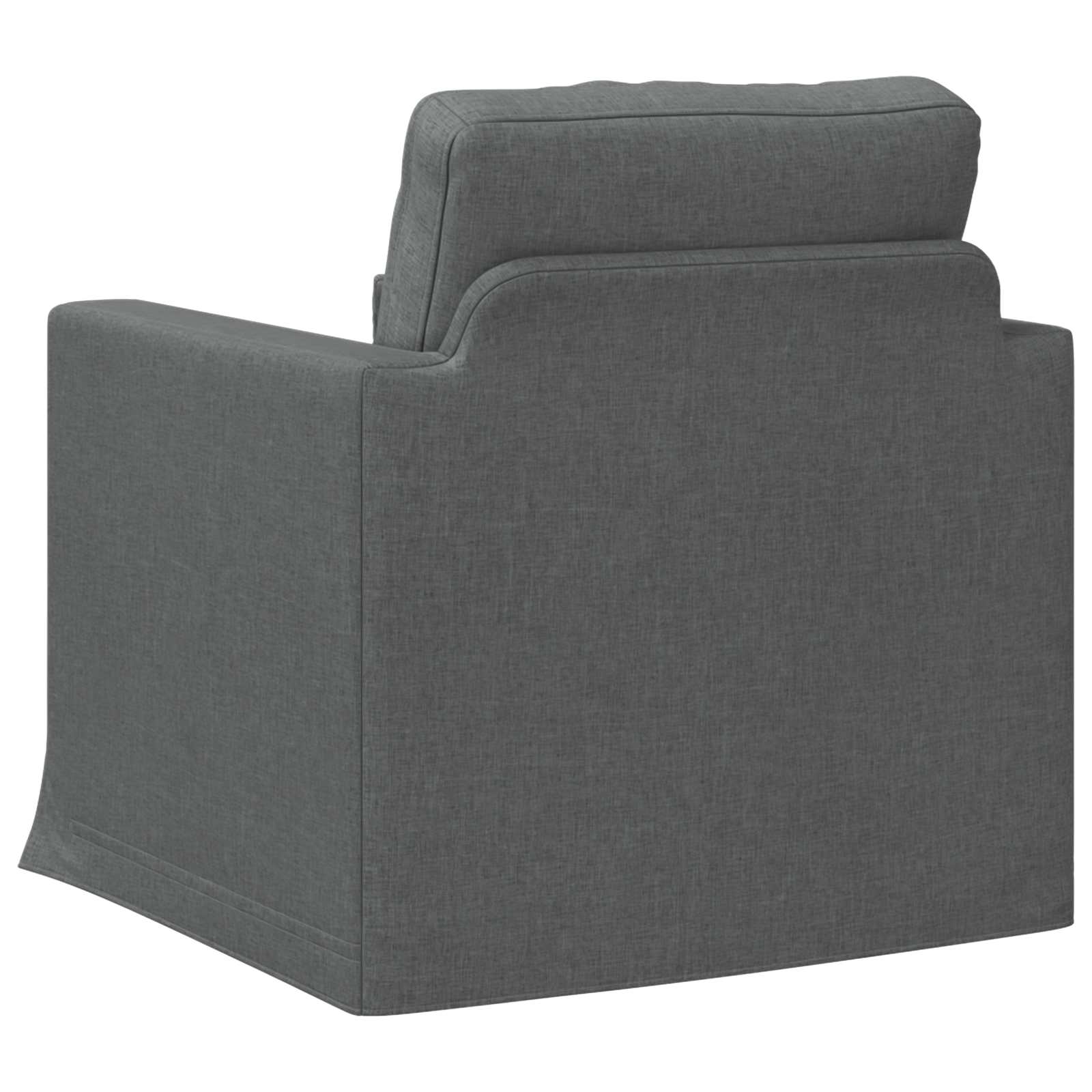 vidaXL Sofa Ciemnoszary 78 x 78 x 80 cm tkanina