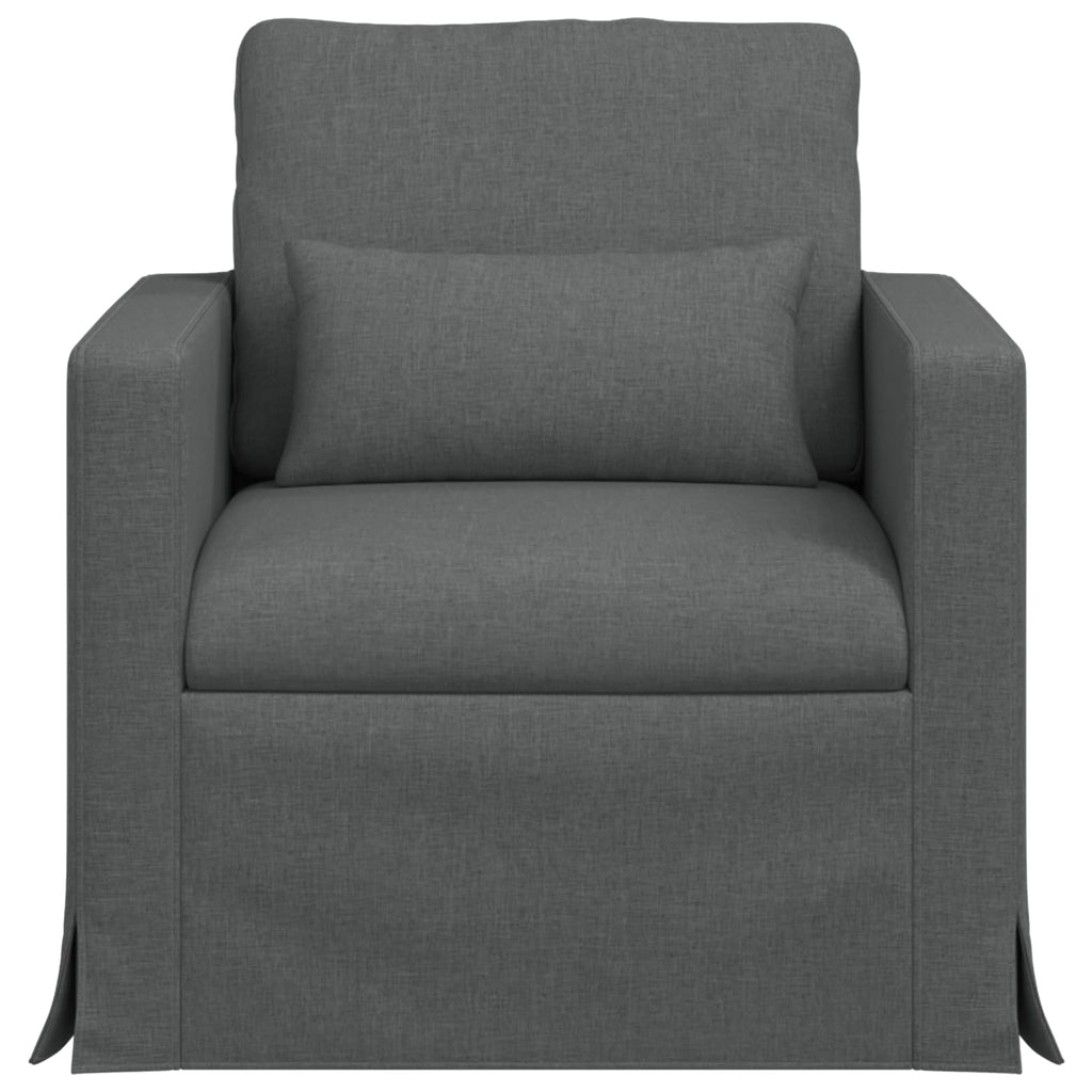 vidaXL Sofa Ciemnoszary 78 x 78 x 80 cm tkanina