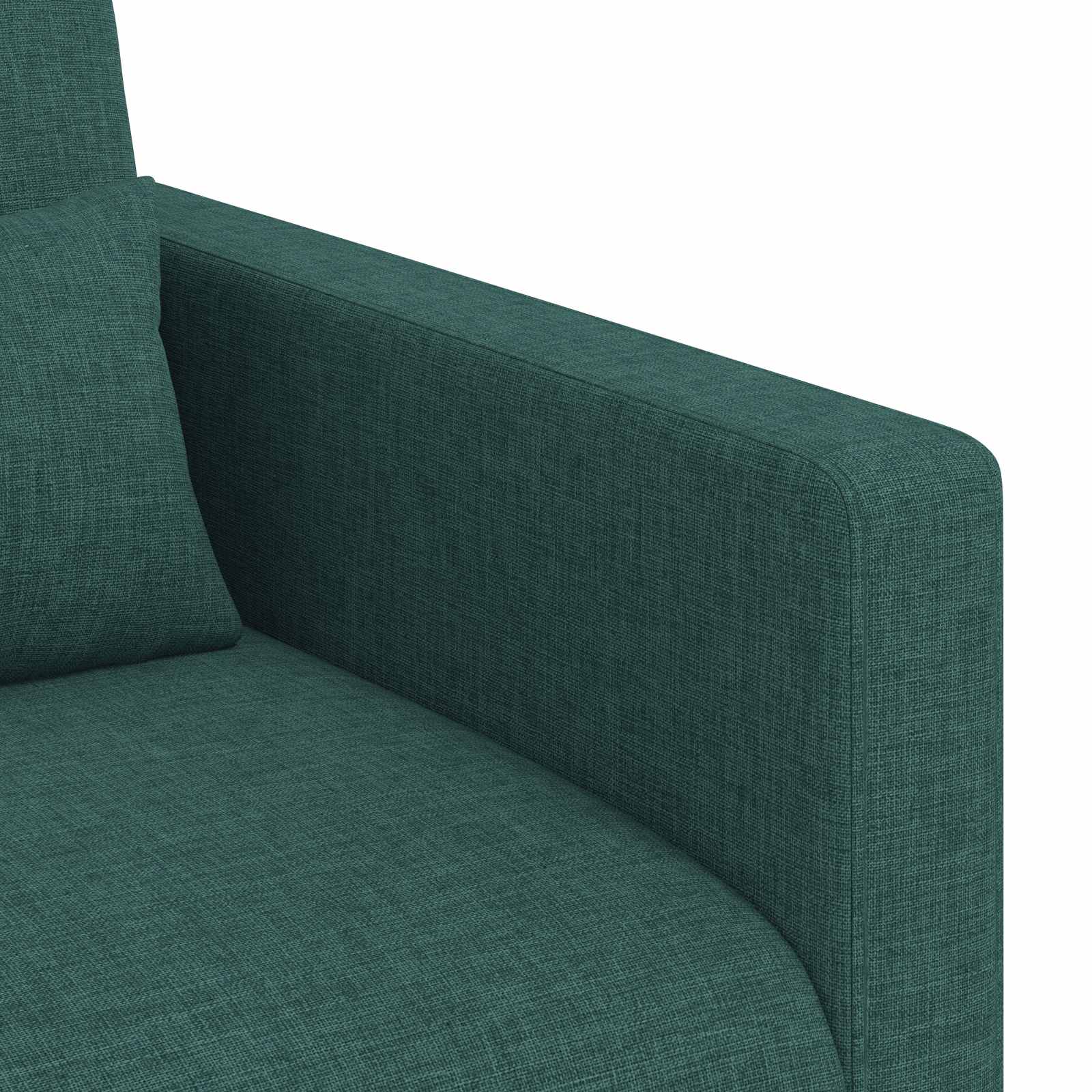 vidaXL Sofa Ciemna zieleń 78 x 78 x 80 cm tkanina