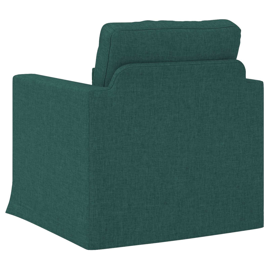 vidaXL Sofa Ciemna zieleń 78 x 78 x 80 cm tkanina