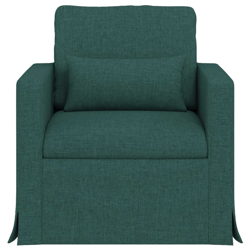 vidaXL Sofa Ciemna zieleń 78 x 78 x 80 cm tkanina