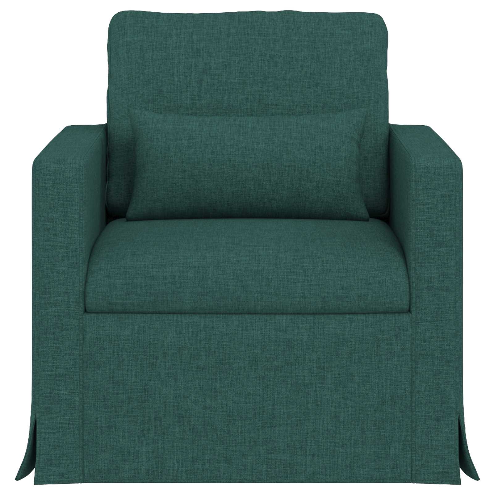 vidaXL Sofa Ciemna zieleń 78 x 78 x 80 cm tkanina