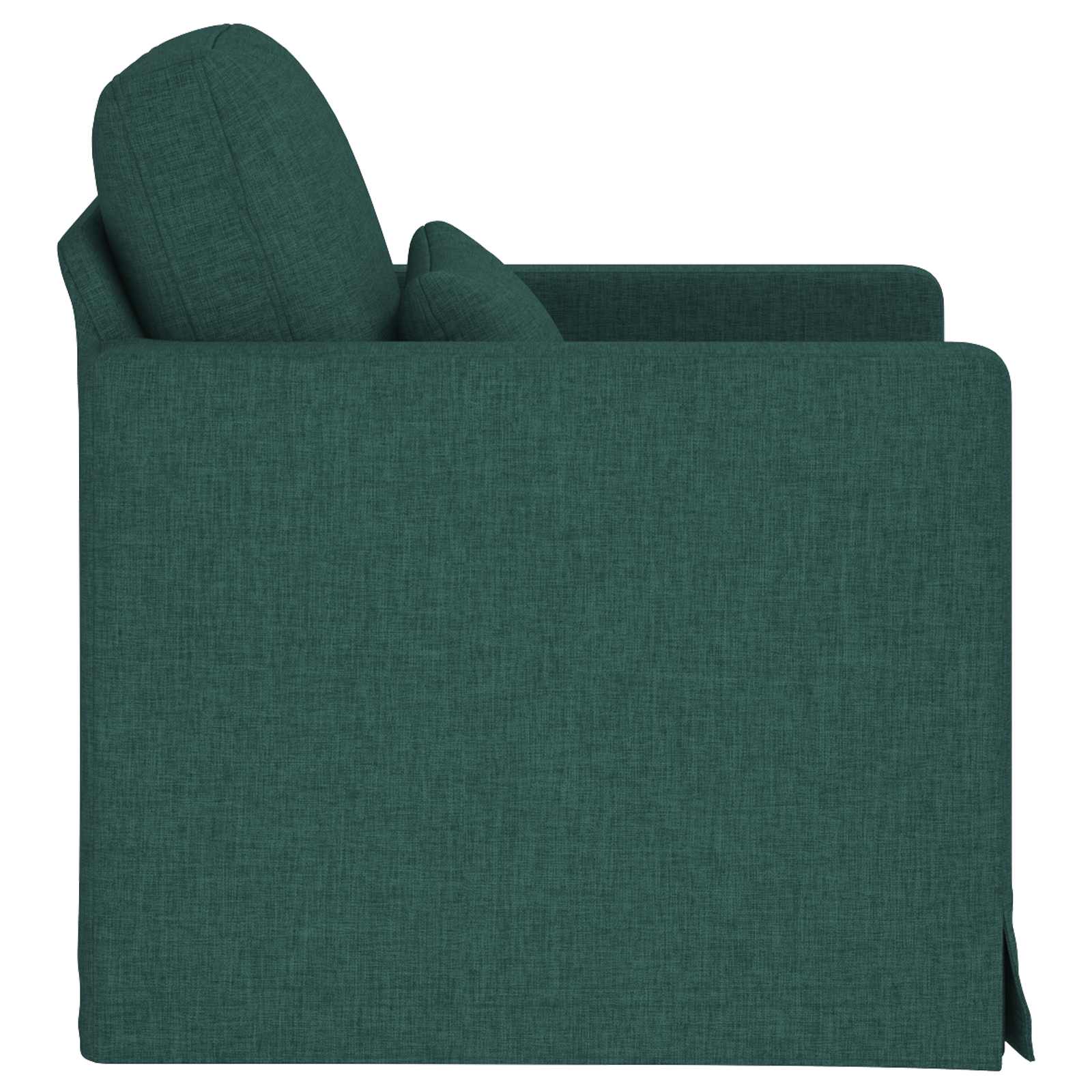 vidaXL Sofa Ciemna zieleń 78 x 78 x 80 cm tkanina