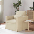 vidaXL Sofa Kremowy 78 x 78 x 80 cm tkanina