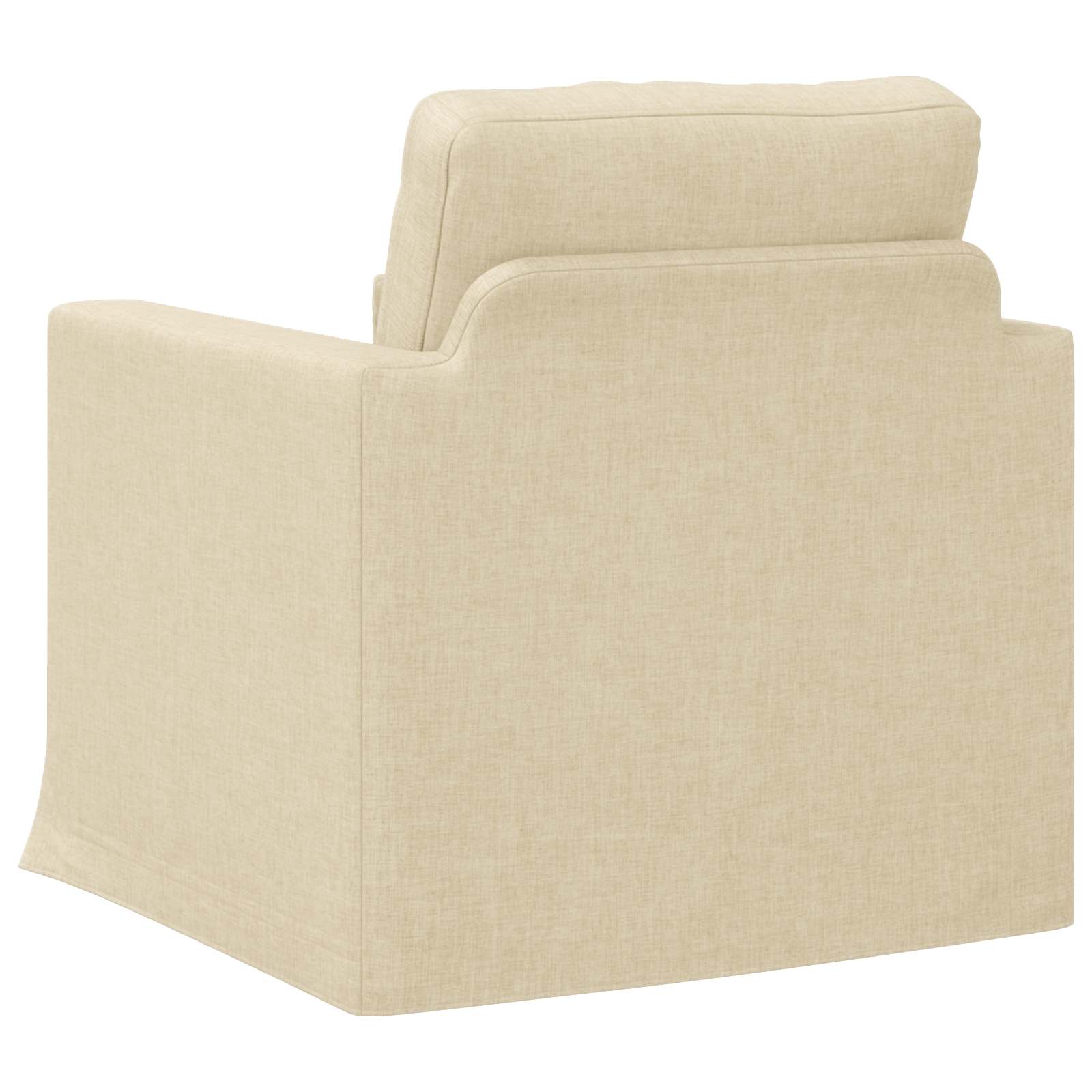 vidaXL Sofa Kremowy 78 x 78 x 80 cm tkanina