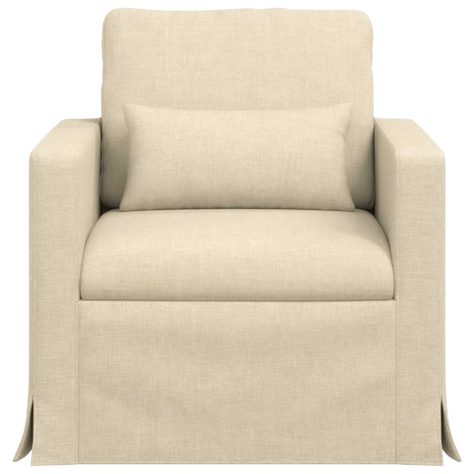 vidaXL Sofa Kremowy 78 x 78 x 80 cm tkanina