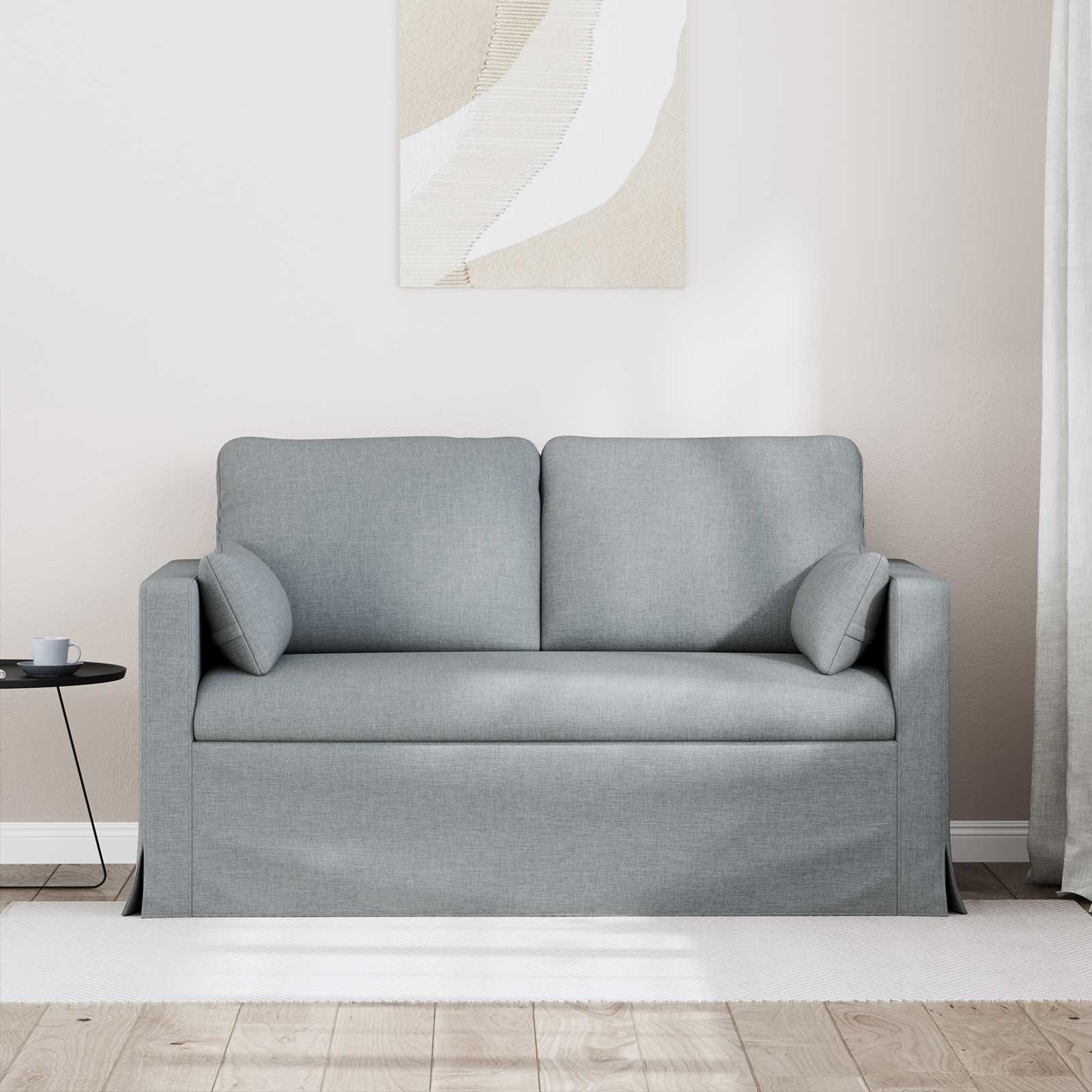 vidaXL Sofa Jasnoszary 139 x 78 x 80 cm tkanina