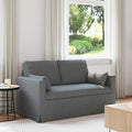 vidaXL Sofa Ciemnoszary 139 x 78 x 80 cm tkanina