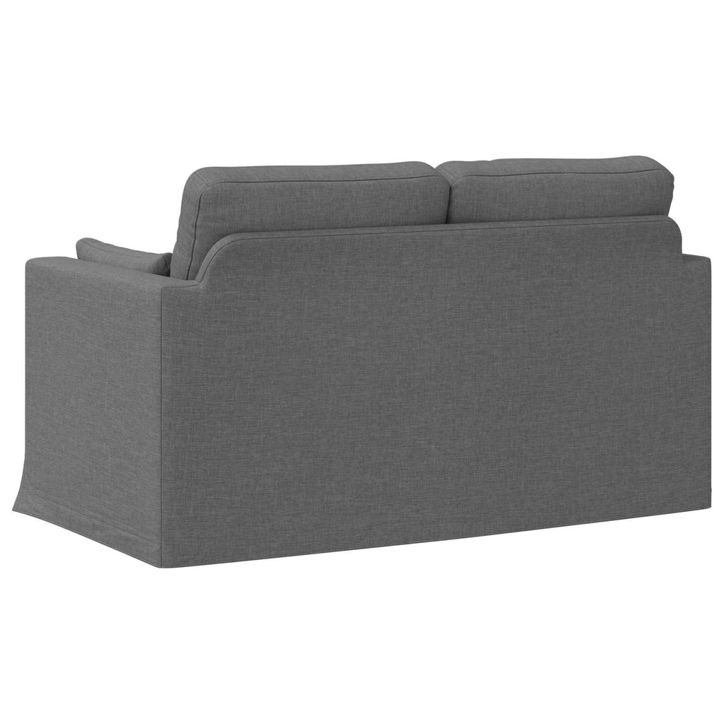 vidaXL Sofa Ciemnoszary 139 x 78 x 80 cm tkanina