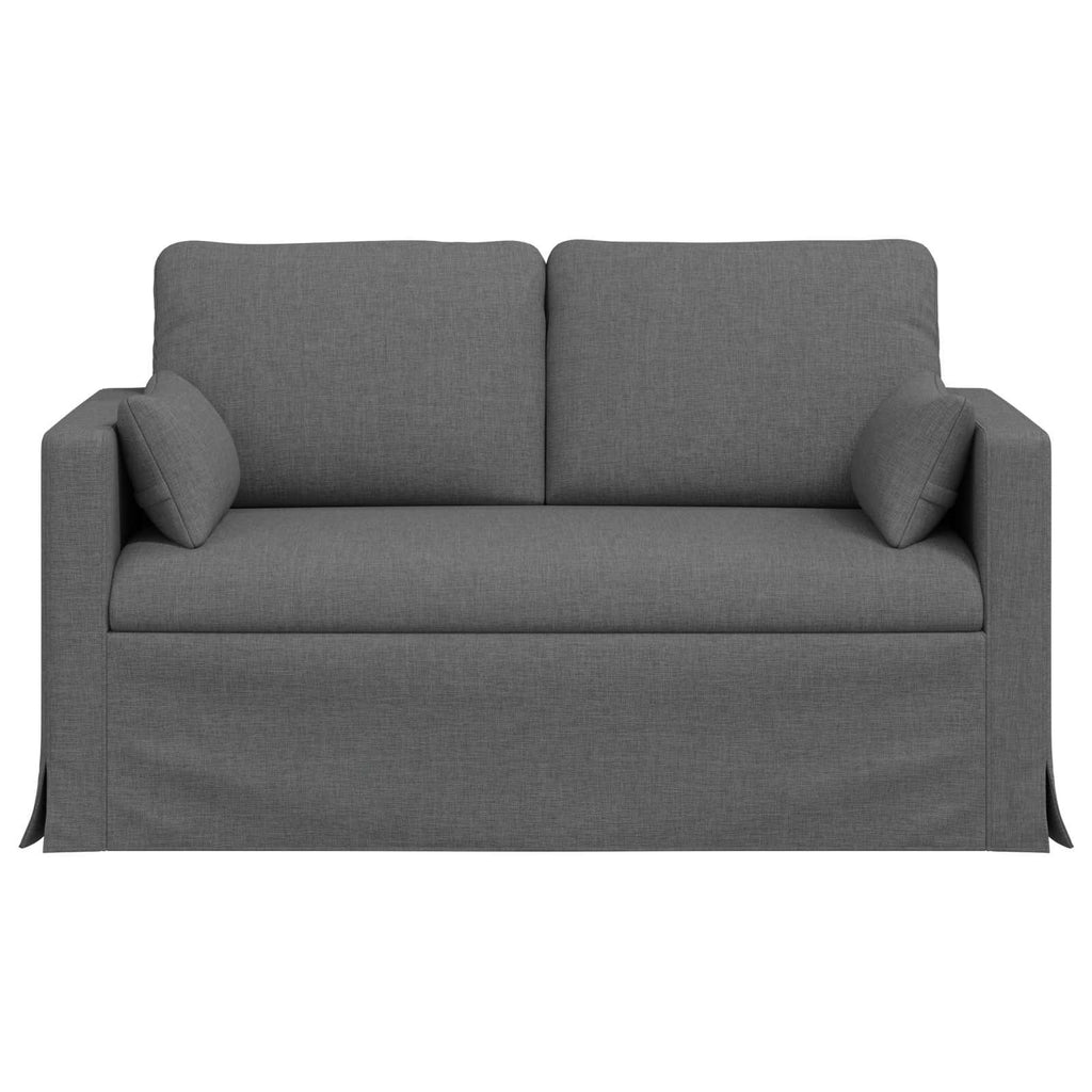 vidaXL Sofa Ciemnoszary 139 x 78 x 80 cm tkanina