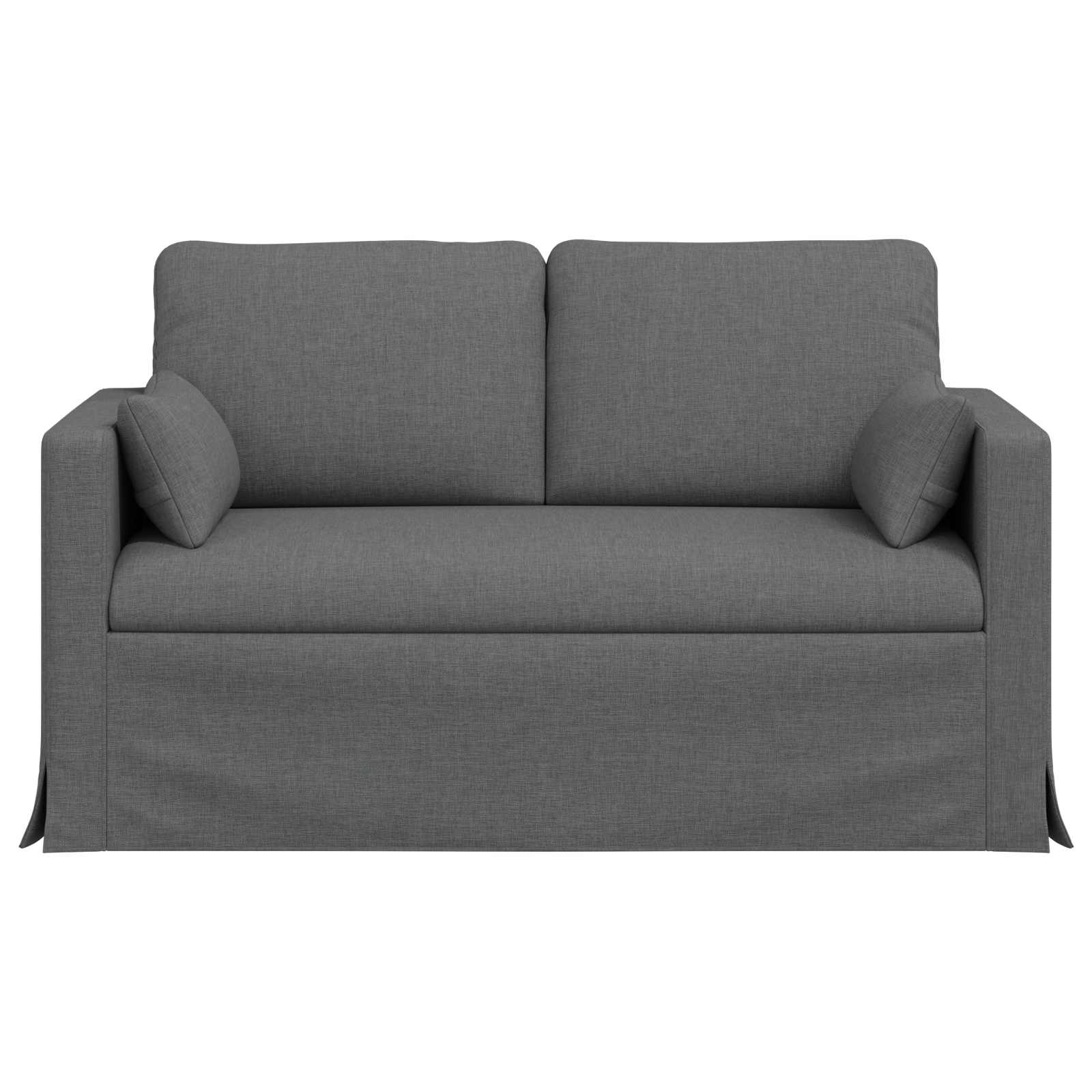vidaXL Sofa Ciemnoszary 139 x 78 x 80 cm tkanina
