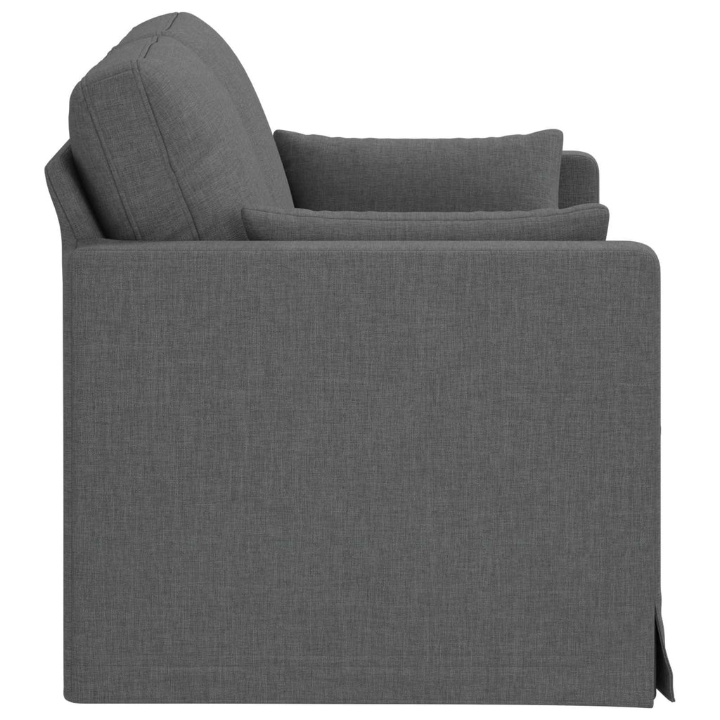 vidaXL Sofa Ciemnoszary 139 x 78 x 80 cm tkanina