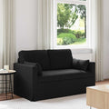vidaXL Sofa Czarny 139 x 78 x 80 cm tkanina