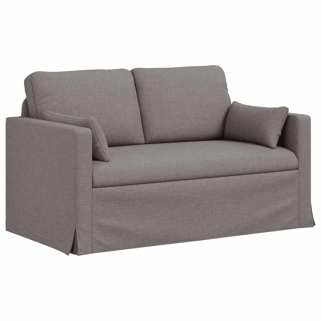 vidaXL Sofa Ciemnoszary 139 x 78 x 80 cm tkanina