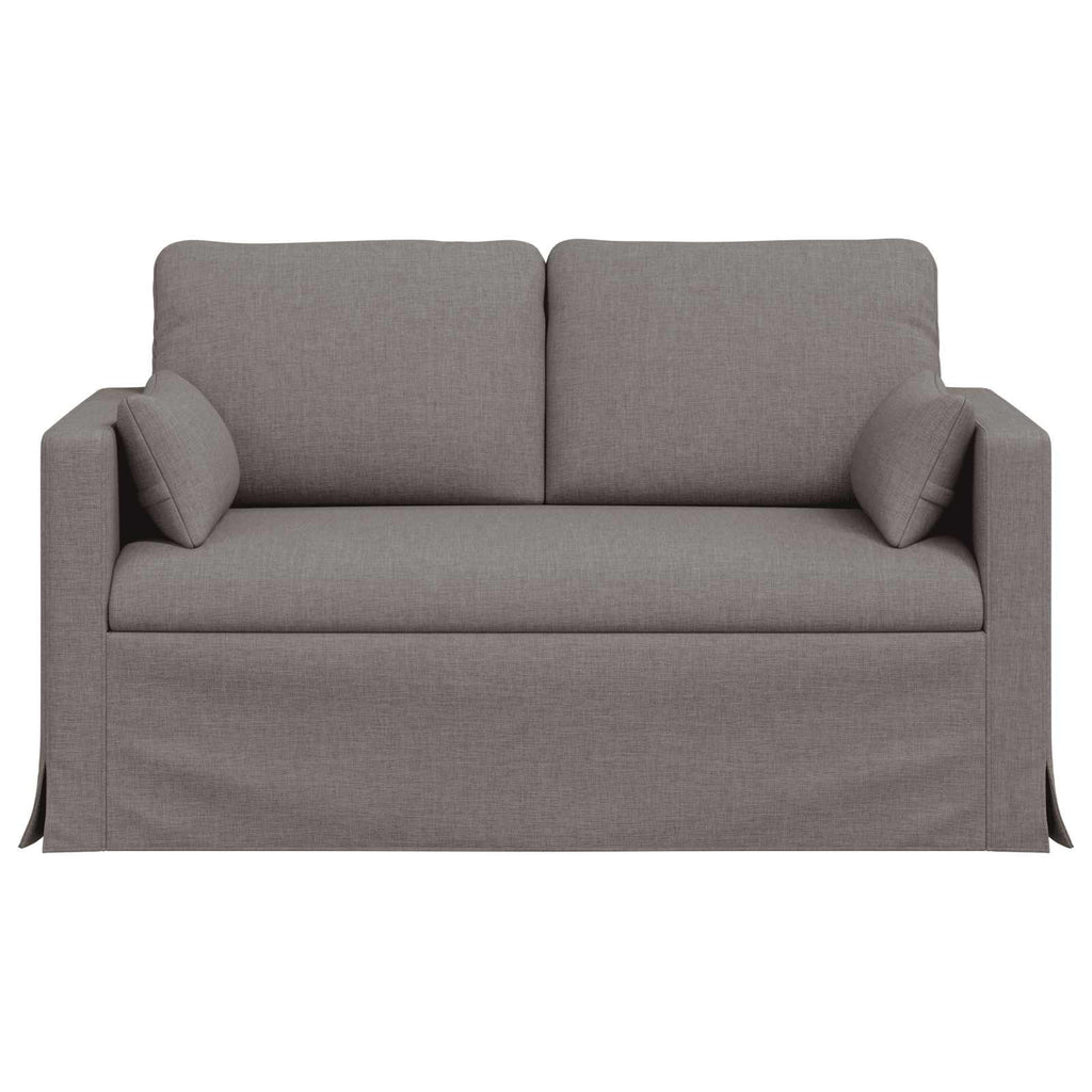 vidaXL Sofa Ciemnoszary 139 x 78 x 80 cm tkanina