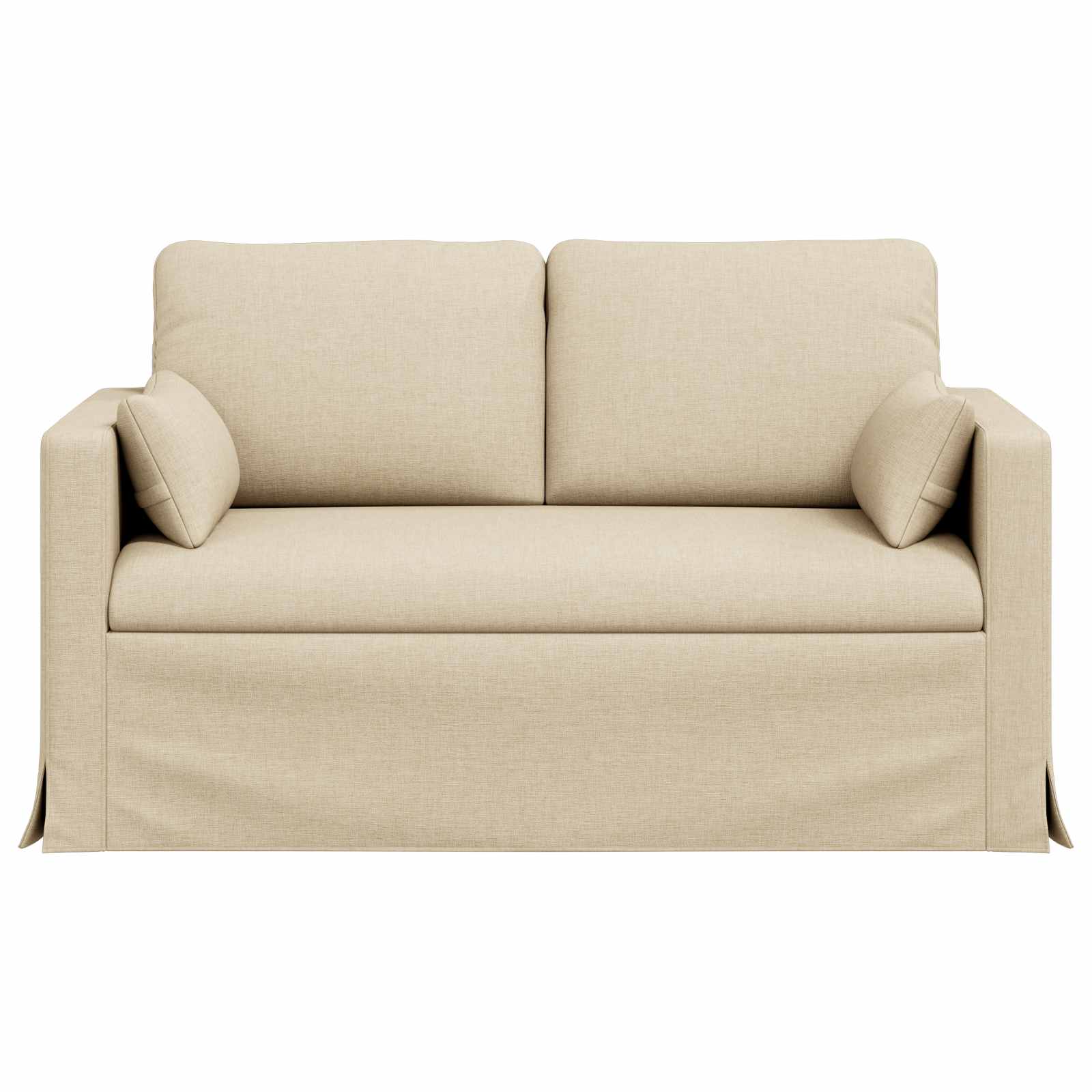 vidaXL Sofa Kremowy 139 x 78 x 80 cm tkanina