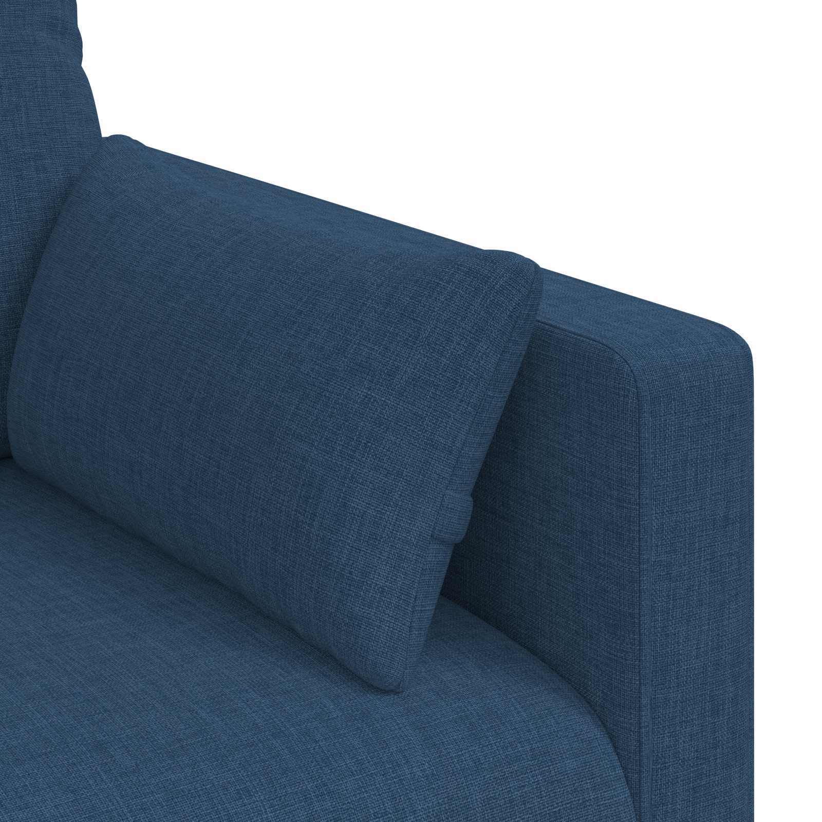 vidaXL Sofa Niebieski 139 x 78 x 80 cm tkanina