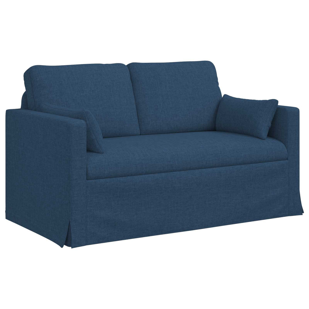 vidaXL Sofa Niebieski 139 x 78 x 80 cm tkanina