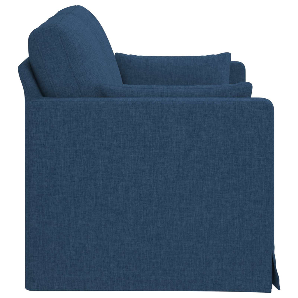 vidaXL Sofa Niebieski 139 x 78 x 80 cm tkanina