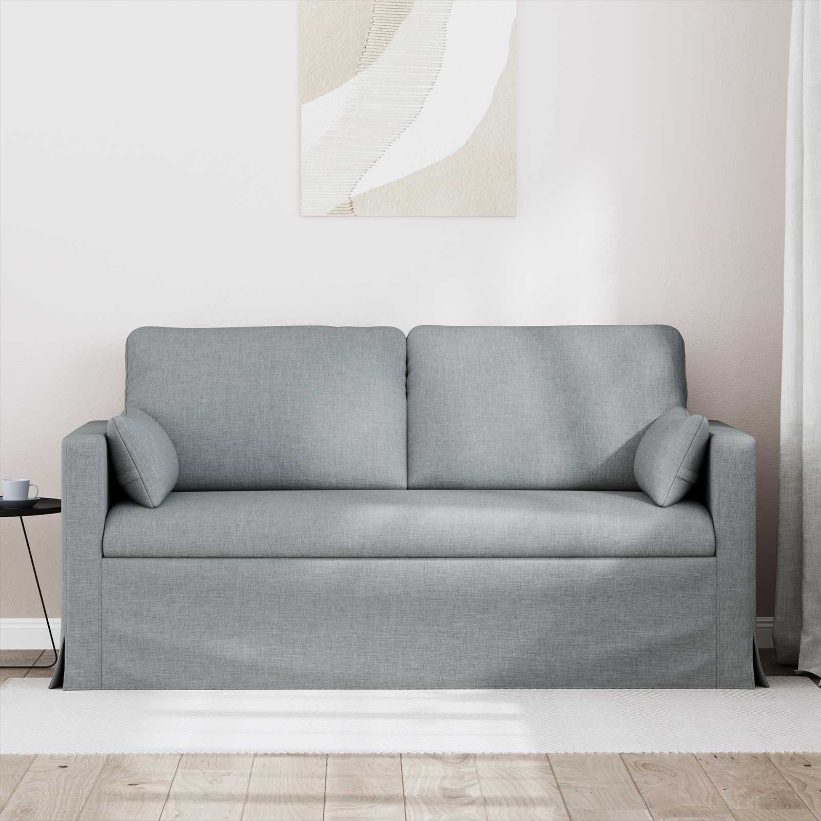 vidaXL Sofa Jasnoszary 158 x 78 x 80 cm tkanina